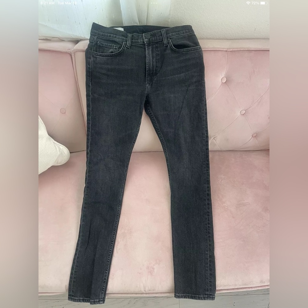 BLDWN‎ Baldwin Modern Skinny Black Selvedge Denim Jeans 29” Waist
